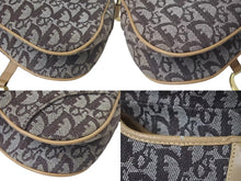 Load image into Gallery viewer, Christian Dior クリスチャンディオール ワンショルダーバッグ トロッター ダブルサドル ブラウン RU1011 美品 中古 4c075426