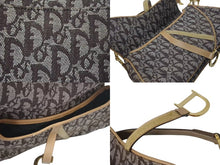 Load image into Gallery viewer, Christian Dior クリスチャンディオール ワンショルダーバッグ トロッター ダブルサドル ブラウン RU1011 美品 中古 4c075426