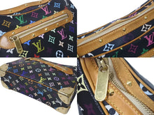 Load image into Gallery viewer, LOUIS VUITTON ルイヴィトン 村上隆 ブローニュ ショルダーバッグ モノグラム マルチカラー 黒 ノワール M92638 美品 中古 4c075429