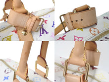 Load image into Gallery viewer, 極美品 LOUIS VUITTON ルイヴィトン 村上隆 ボストンバッグ キーポル45 M92641 モノグラムマルチ ホワイト ゴールド金具 中古 4c075438