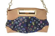Load image into Gallery viewer, LOUIS VUITTON ルイヴィトン ショルダーバッグ ジュディMM 村上隆 M40256 モノグラムマルチカラー ブラック 美品 中古 4c075439