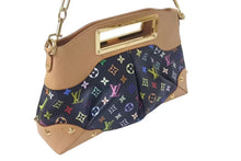 Load image into Gallery viewer, LOUIS VUITTON ルイヴィトン ショルダーバッグ ジュディMM 村上隆 M40256 モノグラムマルチカラー ブラック 美品 中古 4c075439