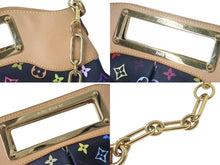 Load image into Gallery viewer, LOUIS VUITTON ルイヴィトン ショルダーバッグ ジュディMM 村上隆 M40256 モノグラムマルチカラー ブラック 美品 中古 4c075439