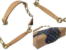 Load image into Gallery viewer, LOUIS VUITTON ルイヴィトン ショルダーバッグ ジュディMM 村上隆 M40256 モノグラムマルチカラー ブラック 美品 中古 4c075439