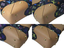 Load image into Gallery viewer, LOUIS VUITTON ルイヴィトン ショルダーバッグ ジュディMM 村上隆 M40256 モノグラムマルチカラー ブラック 美品 中古 4c075439