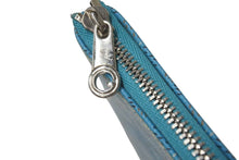 Load image into Gallery viewer, GOYARD ゴヤール セナMM クラッチバッグ ブルー PVC レザー 美品 中古 4c075442