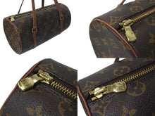 Load image into Gallery viewer, LOUIS VUITTON ルイヴィトン パピヨンPM 26 筒形 ハンドバック ブラウン モノグラム M51366 美品 中古 4c075450