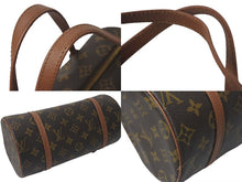 Load image into Gallery viewer, LOUIS VUITTON ルイヴィトン パピヨンPM 26 筒形 ハンドバック ブラウン モノグラム M51366 美品 中古 4c075450
