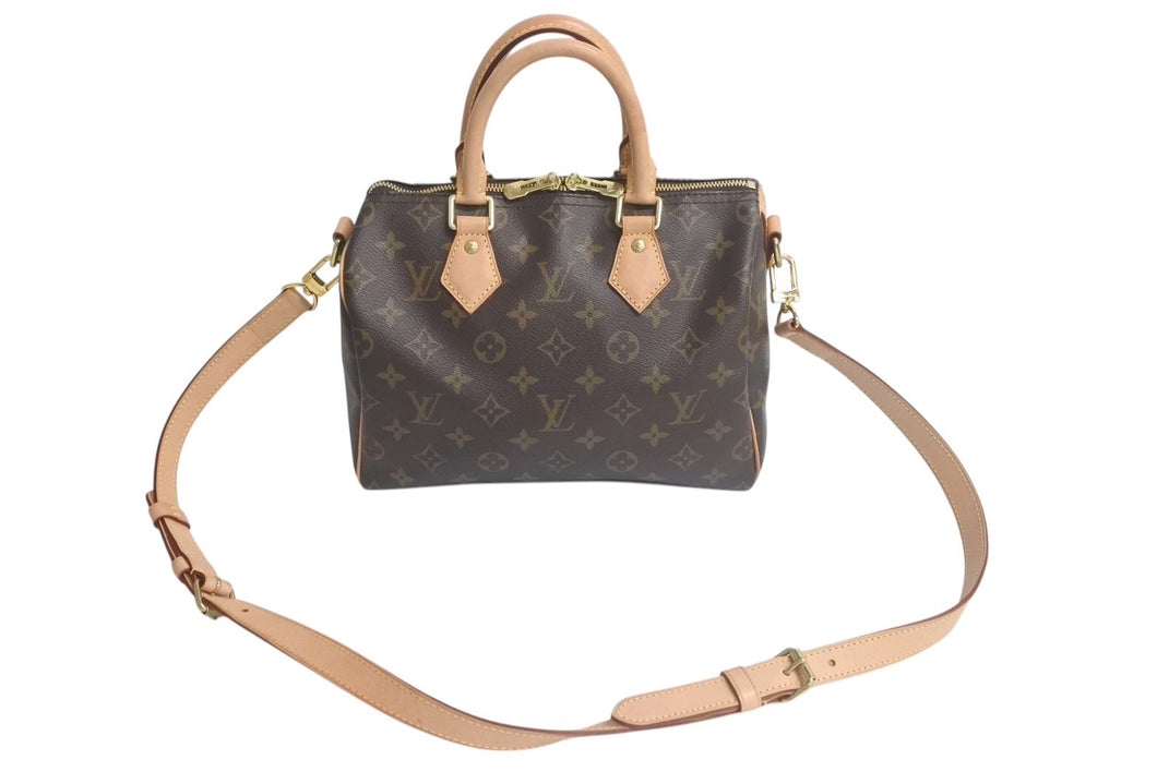 極美品 LOUIS VUITTON ルイヴィトン モノグラム スピーディ バンドリエール 25 ハンドバッグ M41113 中古 4c075452