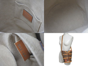 LOUIS VUITTON ルイヴィトン トランスフォームドモノグラム ダッフルバッグ ハンドバッグ M52276 ブラウン シルバー金具 美品 中古 4c075453