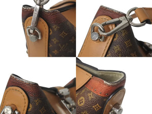 LOUIS VUITTON ルイヴィトン トランスフォームドモノグラム ダッフルバッグ ハンドバッグ M52276 ブラウン シルバー金具 美品 中古 4c075453