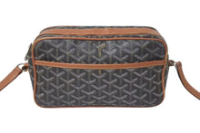 Load image into Gallery viewer, GOYARD ゴヤール カップヴェールPM ショルダーバッグ CAPVE2PMLTY01CL01P ブラウン PVC レザー シルバー金具 中古 4c075456