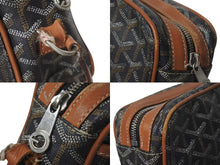 Load image into Gallery viewer, GOYARD ゴヤール カップヴェールPM ショルダーバッグ CAPVE2PMLTY01CL01P ブラウン PVC レザー シルバー金具 中古 4c075456