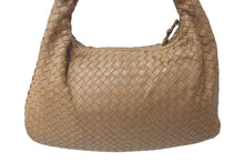 Load image into Gallery viewer, BOTTEGA VENETA ボッテガ ヴェネタ イントレチャート ホーボーバッグ ワンショルダーバッグ レザー ベージュ 115653 美品 中古 4c075457