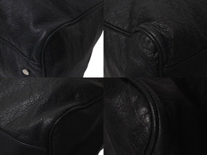 BALENCIAGA バレンシアガ Classic Weekender クラシックウィークエンダー 2WAY バック ブラック ラムスキン 433614 美品 中古 4c075458