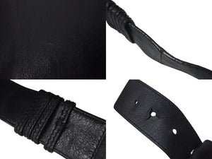 BALENCIAGA バレンシアガ Classic Weekender クラシックウィークエンダー 2WAY バック ブラック ラムスキン 433614 美品 中古 4c075458