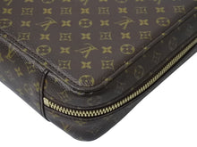 Load image into Gallery viewer, 極美品 LOUIS VUITTON ルイ ヴィトン ジュエリーケース アクセサリーケース モノグラム ブラウン PVC レザー ゴールド金具 中古 4c075461