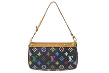 Load image into Gallery viewer, LOUIS VUITTON ルイヴィトン ポシェット アクセソワール アクセサリーポーチ M92648 モノグラムマルチ 村上隆 ブラック 美品 中古 4c075462