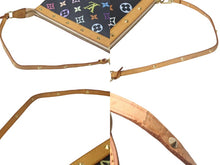 Load image into Gallery viewer, LOUIS VUITTON ルイヴィトン ポシェット アクセソワール アクセサリーポーチ M92648 モノグラムマルチ 村上隆 ブラック 美品 中古 4c075462