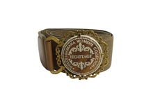 Load image into Gallery viewer, DOLCE&amp;GABBANA ドルチェアンドガッバーナ ヘリテージベルト ブラウン ラバー レザー レディースコレクション 美品 中古 4c075464