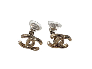 極美品 CHANEL シャネル イヤリング ココマーク アクセサリー A12P刻印 GP 1.5g ゴールド金具 中古 4c075482