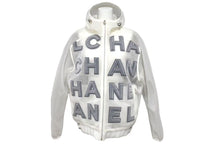 Load image into Gallery viewer, 極美品 CHANEL シャネル メッシュ ジャケット ジップアップパーカー イタリア製 P60972V46493 サイズ 38 ホワイト 中古 4c075493