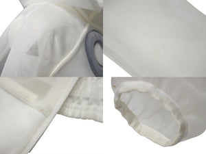 極美品 CHANEL シャネル メッシュ ジャケット ジップアップパーカー イタリア製 P60972V46493 サイズ 38 ホワイト 中古 4c075493