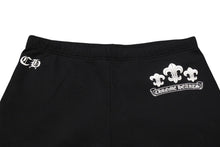 Load image into Gallery viewer, CHROME HEARTS クロムハーツ BSフレアプリント スウェットパンツ ブラック コットン XXL 美品 中古 4c075496