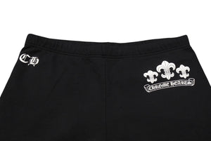 CHROME HEARTS クロムハーツ BSフレアプリント スウェットパンツ ブラック コットン XXL 美品 中古 4c075496