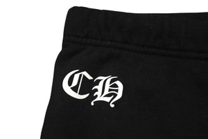 CHROME HEARTS クロムハーツ BSフレアプリント スウェットパンツ ブラック コットン XXL 美品 中古 4c075496