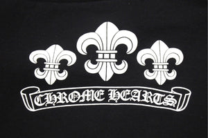 CHROME HEARTS クロムハーツ BSフレアプリント スウェットパンツ ブラック コットン XXL 美品 中古 4c075496
