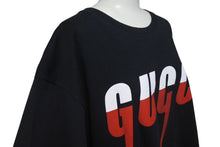 画像をギャラリービューアに読み込む, GUCCI グッチ ブレードプリント 半袖Tシャツ ブランドロゴ 565806 XJAZY コットン ブラック サイズXXXL 美品 中古 4c075497 