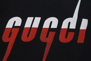 GUCCI グッチ ブレードプリント 半袖Tシャツ ブランドロゴ 565806 XJAZY コットン ブラック サイズXXXL 美品 中古 4c075497 