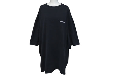 BALENCIAGA バレンシアガ 半袖Ｔシャツ DEFILE ロゴ 2020年 ブラック コットン サイズS 641614 美品 中古 4c075499