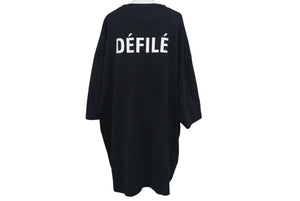 BALENCIAGA バレンシアガ 半袖Ｔシャツ DEFILE ロゴ 2020年 ブラック コットン サイズS 641614 美品 中古 4c075499