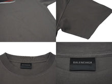 Load image into Gallery viewer, BALENCIAGA バレンシアガ GAFFER Tシャツ 23AW グレー コットン Lサイズ JP57 2022 02885 美品 中古 4c075500