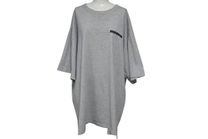 BALENCIAGA バレンシアガ 21AW ターニングロゴプリント 半袖Ｔシャツ グレー コットン サイズ4 675016 中古 4c075501