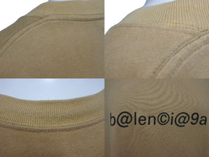 BALENCIAGA バレンシアガ b@len©︎i@9a 半袖Ｔシャツ ブラウン コットン サイズXXL 620969 美品 中古 4c075502