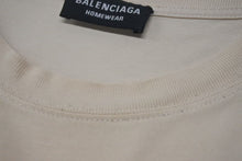 Load image into Gallery viewer, BALENCIAGA バレンシアガ HOTELS &amp; RESORTS 刺繍Tシャツ ベージュ コットン サイズL 651795 美品 中古 4c075503