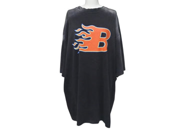 BALENCIAGA バレンシアガ Flame-B Logo フレイムB ロゴ 半袖Tシャツ 656978 サイズM 21SS ヴィンテージ加工 美品 中古 4c075505