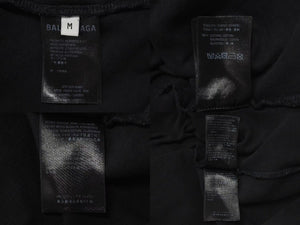 BALENCIAGA バレンシアガ Flame-B Logo フレイムB ロゴ 半袖Tシャツ 656978 サイズM 21SS ヴィンテージ加工 美品 中古 4c075505