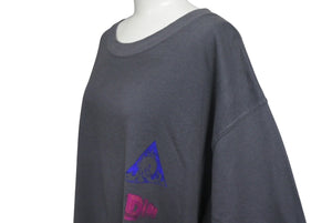 Dior ディオール 23AW ASTERO アステロ バックプリント ロゴ 半袖Ｔシャツ グレー コットン 393J696D0817 サイズX3L 美品 中古 4c075510