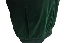 Load image into Gallery viewer, 極美品 GUCCI × adidas グッチ アディダス シェリーライン ベロア トラックジャケット グリーン 691782 XJEKT パッチ ロゴ ゴールド金具 サイズS 中古 4c075514