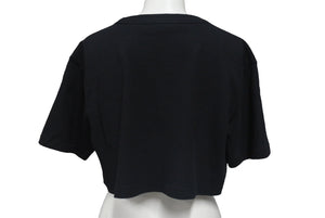極美品 Alexander Wang アレキサンダーワン クロップドTシャツ フロントポケット コットン ブラック 1CC2221635 中古 4c075519