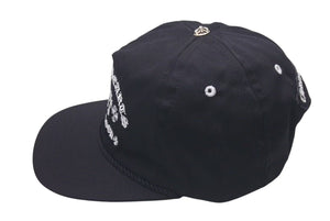 新品未使用 CHROME HEARTS クロムハーツ GAS STATION KING TACO 3 セメタリ―クロス トラッカーキャップ ブラック 中古 4c075540