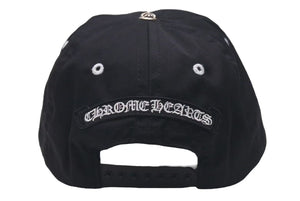 新品未使用 CHROME HEARTS クロムハーツ GAS STATION KING TACO 3 セメタリ―クロス トラッカーキャップ ブラック 中古 4c075540