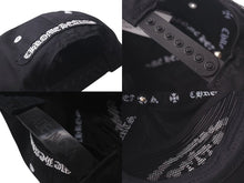 Load image into Gallery viewer, 新品未使用 CHROME HEARTS クロムハーツ GAS STATION KING TACO 3 セメタリ―クロス トラッカーキャップ ブラック 中古 4c075540