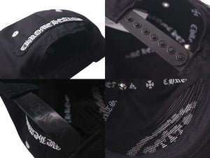 新品未使用 CHROME HEARTS クロムハーツ GAS STATION KING TACO 3 セメタリ―クロス トラッカーキャップ ブラック 中古 4c075540