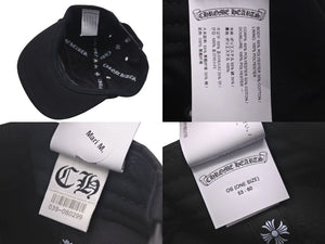 新品未使用 CHROME HEARTS クロムハーツ GAS STATION KING TACO 3 セメタリ―クロス トラッカーキャップ ブラック 中古 4c075540