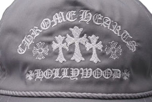 新品未使用 CHROME HEARTS クロムハーツ GAS STATION KING TACO 3 セメタリ―クロス トラッカーキャップ グレー 中古 4c075541
